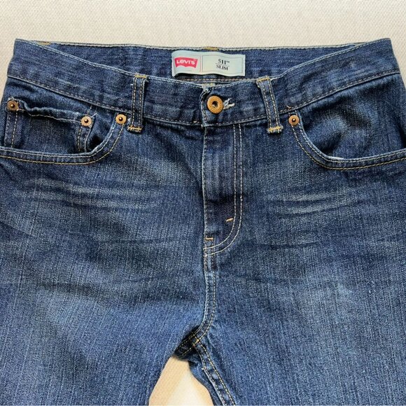 Levi's Womens 511 Slim Straight Jeans Size 20R Blue Denim Classic Casual Pockets - Picture 4 of 11